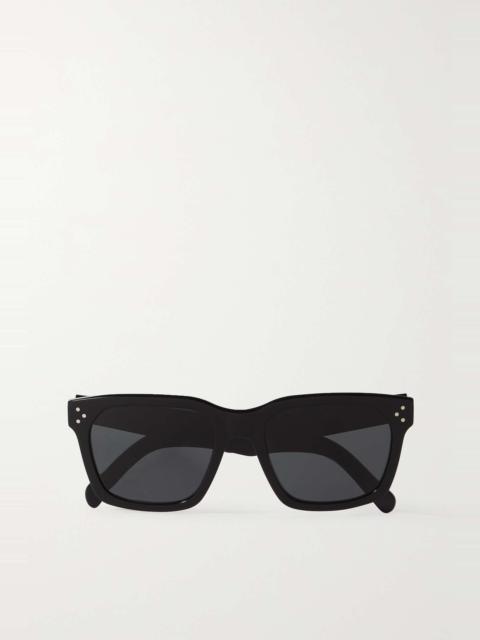 CELINE Oversized square-frame acetate sunglasses