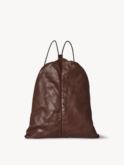 The Row Puffy Backpack in Leather