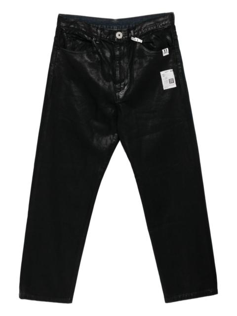 Maison MIHARAYASUHIRO two-tone coated jeans