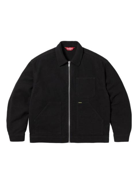 Supreme Supreme Moleskin Work Jacket 'Black' SUP-FW23-096