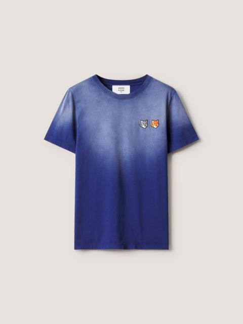 Maison Kitsuné DOUBLE FOX HEAD FADED REGULAR TEE-SHIRT