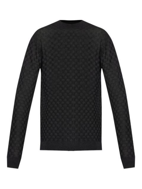 GIORGIO ARMANI textured sweater