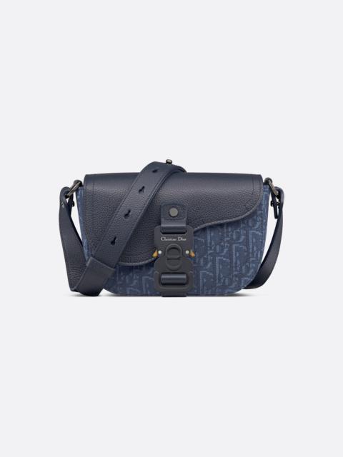 Dior Mini Saddle Messenger Bag with Flap