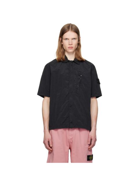 Stone Island Black 1200028 Nylon Metal ECONYL Shirt