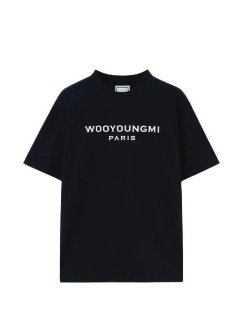 Wooyoungmi logo-detail oversized T-shirt