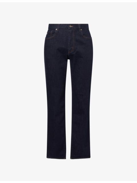 EMPORIO ARMANI J76 Straight-Leg Stretch-Denim Jeans