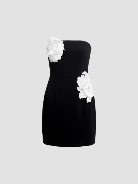 Dress The Population Women's Camilla Floral Minidress - Black White
