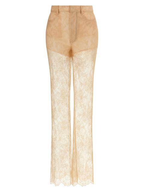 GIUSEPPE DI MORABITO Lace Trousers