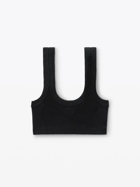 Alexander Wang Logo Tank Bra