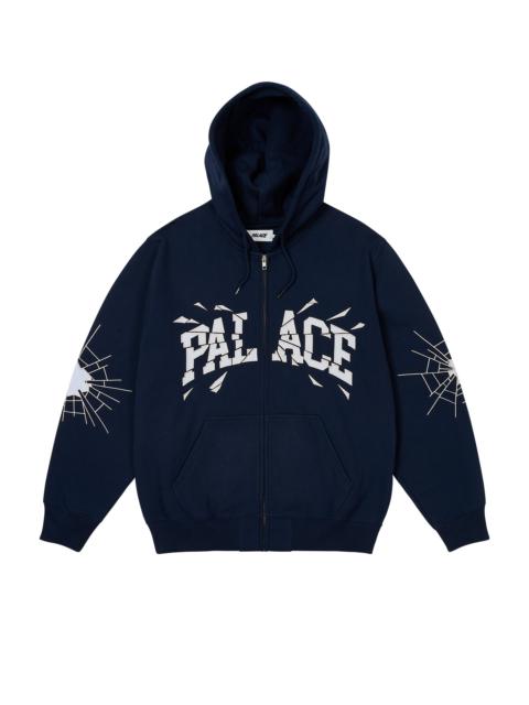 PALACE SHATTER ZIP HOOD NAVY