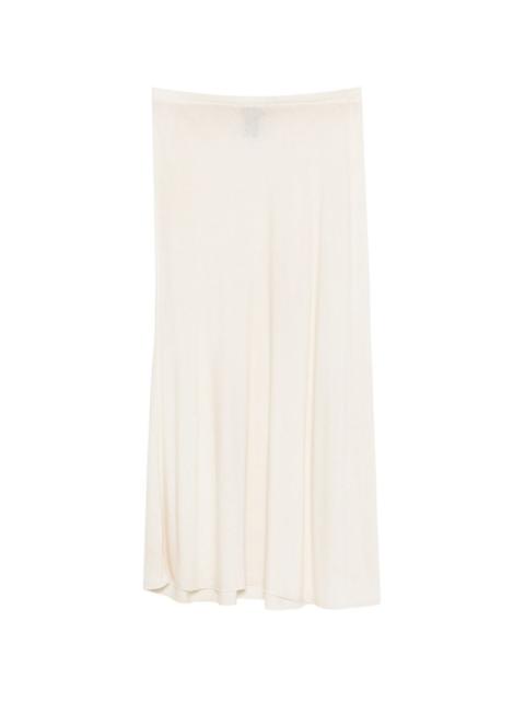 Avant Toi hand-painted midi skirt