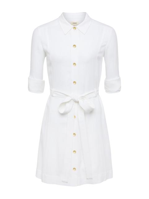 L'AGENCE Kippa Linen-Blend Shirt Dress