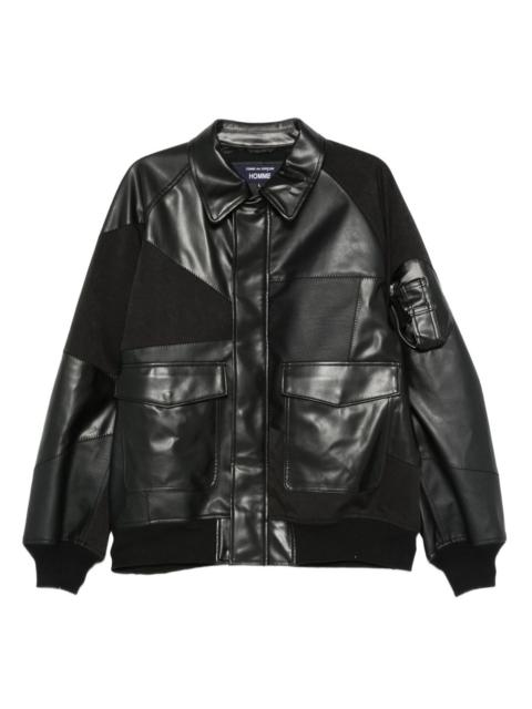 Comme des Garçons Homme leather bomber jacket