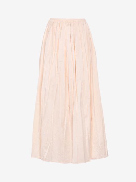 MM6 Maison Margiela Crushed maxi skirt