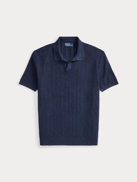 Polo Ralph Lauren Linen Johnny-Collar Sweater