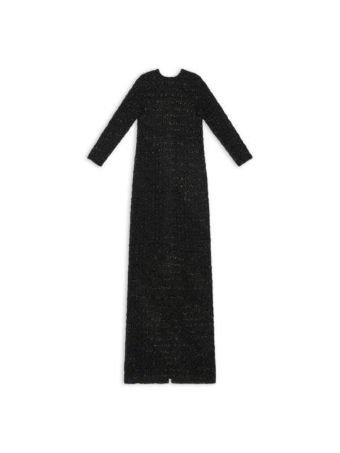 Women's Back-to-front Maxi Dress in Black