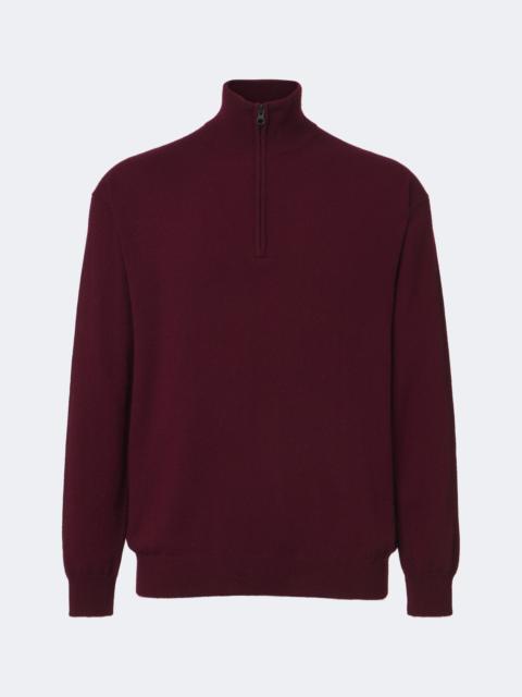 LISA YANG Augustus cashmere half-zip sweater