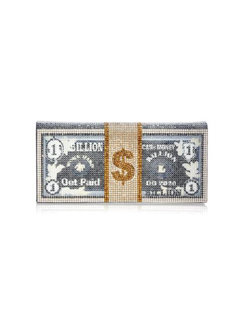 JUDITH LEIBER Envelope Billions Crystal Clutch multi