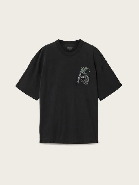 ALLSAINTS LINX OVERSIZED SHORT SLEEVE T-SHIRT