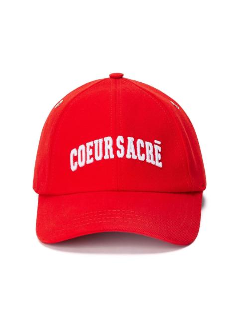 AMI Paris logo-patch baseball cap