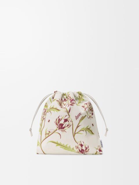 Loewe Artichoke small drawstring pouch in canvas