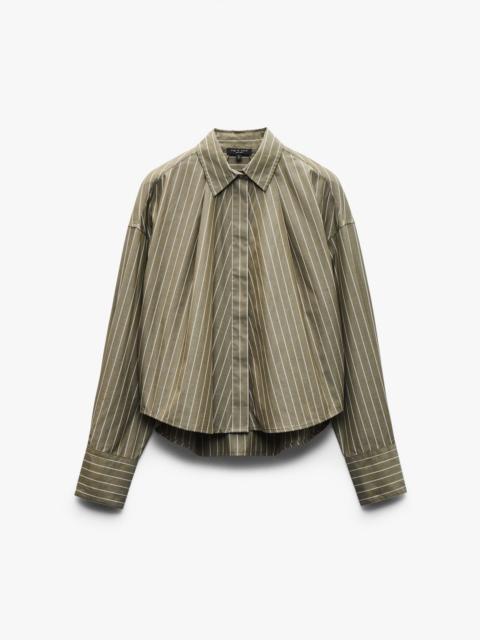 rag & bone Martha Striped Poplin Shirt