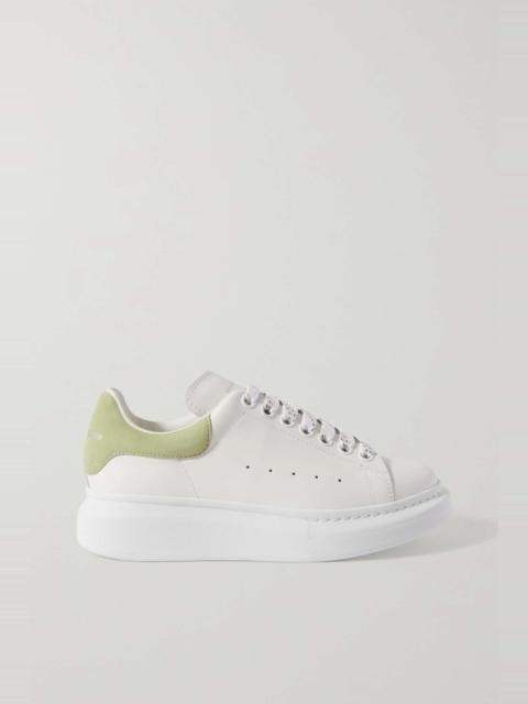 Alexander McQueen Suede exaggerated-sole sneakers