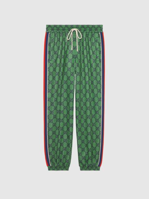 GUCCI GG jersey jogging pant with Web