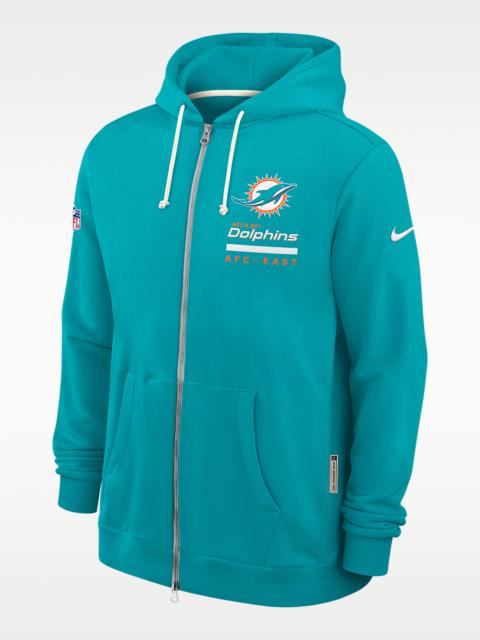 Nike Miami Dolphins Utility Player Sideline Men's Nike Dri-FIT NFL Full-Zip Hoodie