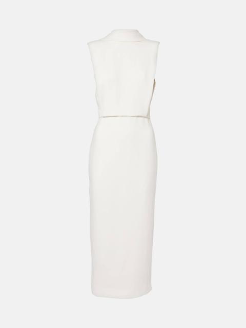 ROLAND MOURET Cady midi dress