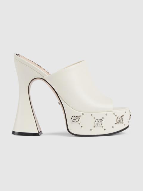 GUCCI Women's platform slide sandal