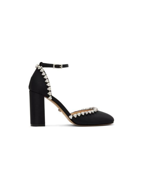 MACH & MACH Black Audrey Crystal 95 Heels