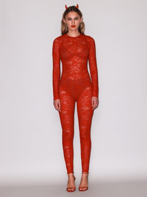 Fleur du Mal Lace Catsuit
