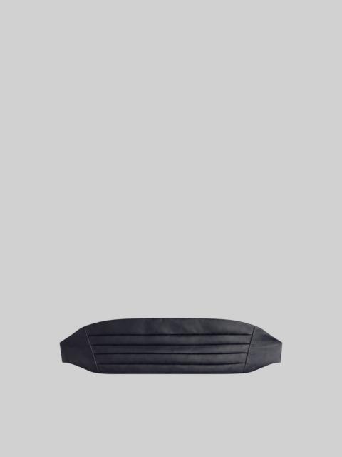 The Frankie Shop Bellano Leather Cummerbund Belt - Black