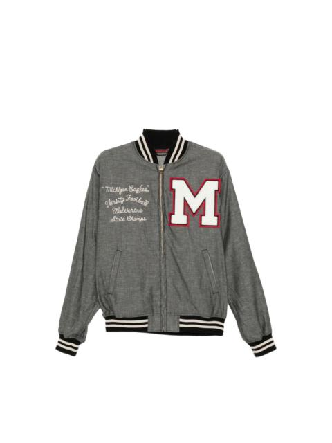 Whitesville LETTER-PATCH BOMBER JACKET
