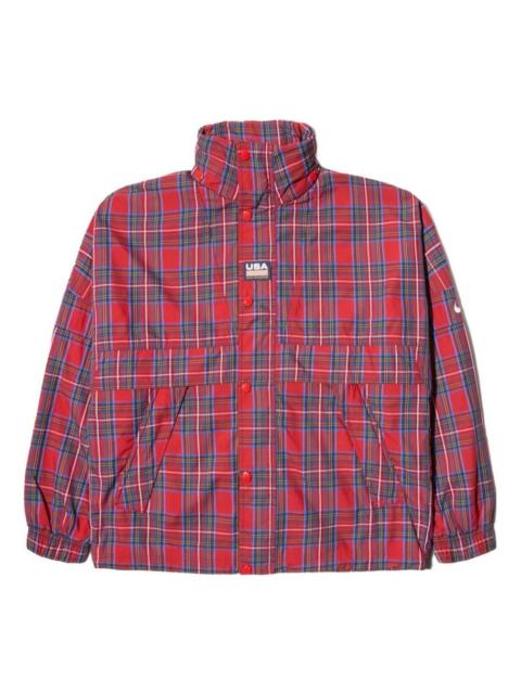 Nike Nike Plaid Jacket 'University Red' CD6375-657