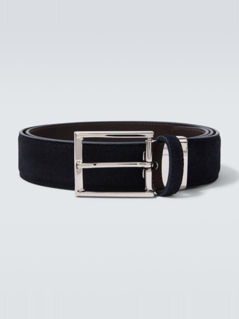 Canali Suede belt
