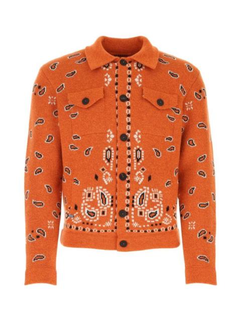 Alanui Embroidered wool blend cardigan