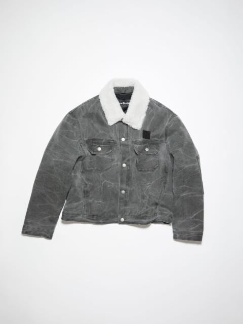 Acne Studios Padded denim jacket - Carbon grey
