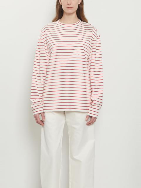 Plan C Striped Jersey Long Sleeve T-Shirt