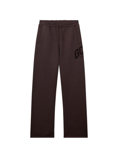 GCDS logo-print drawstring track pants