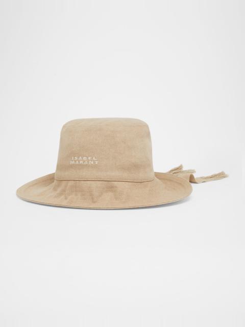 Isabel Marant Shaley Embroidered Bucket Hat