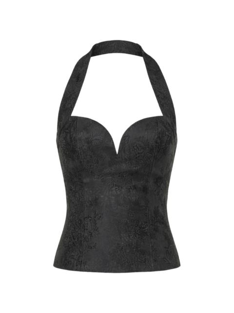 Reformation Astrid floral-print top