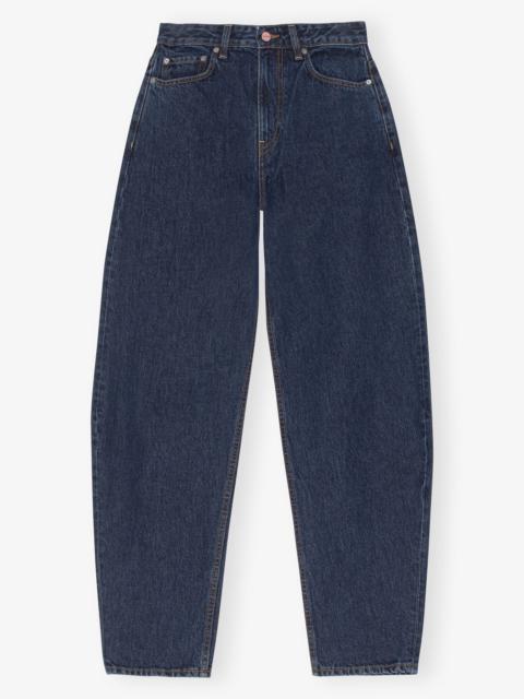 GANNI DARK BLUE STARY JEANS