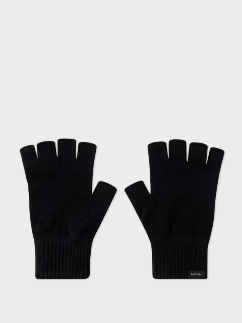 Paul Smith Fingerless Cashmere-Blend Gloves