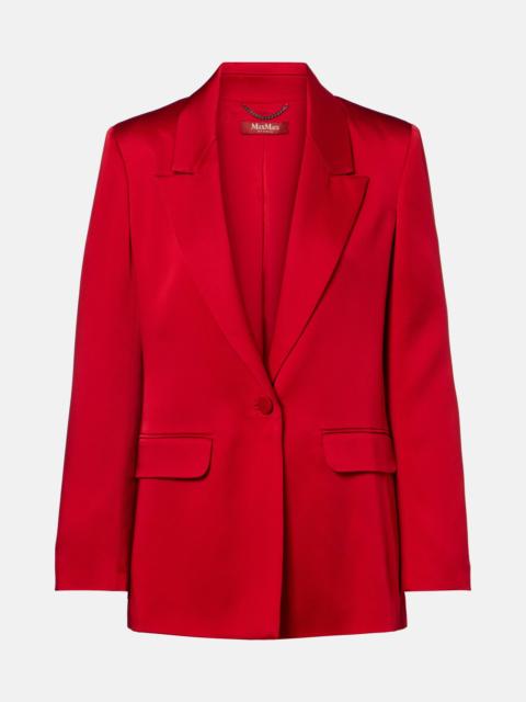 Max Mara Satin crêpe blazer