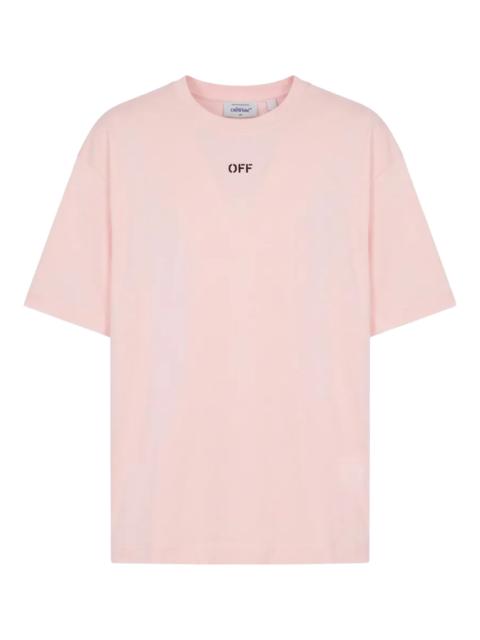 Off-White Arrows-Print T-Shirt "Mauve Chalk" 44OWOS26T079661