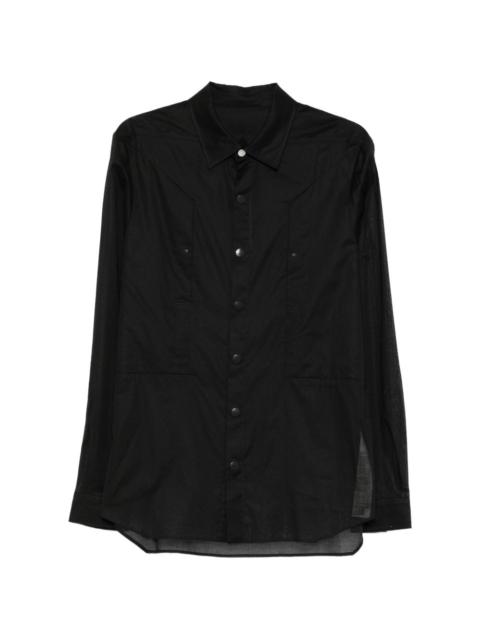 Rick Owens buttoned cotton shirt