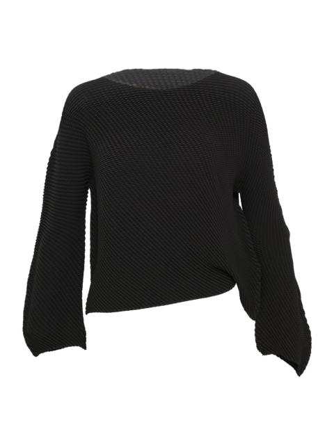 ISSEY MIYAKE Shifted Misty Pleats Pleated Top
