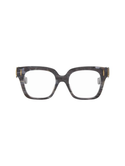 Loewe Black & Gray Anagram Glasses